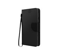 Etui Portefeuille pour Smartphone Universel M Série Fancy Style Noir