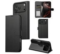 Étui portefeuille pour téléphone compatible avec iPhone 17 Pro Max, étui de protection magnétique en PU compatible avec Galaxy A57/A56/A16/A55/S25 Ultra/S25 Edge, étui de protection rabattable avec [c