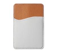 Étui portefeuille pour téléphone - Stick antidérapant sur le portefeuille de téléphone - Porte-carte adhésif non marquant - Pochette fine résistante à l'usure pour cartes de crédit, factures, permis