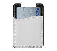 Étui portefeuille pour téléphone - Stick antidérapant sur le portefeuille de téléphone - Porte-carte adhésif non marquant - Pochette fine résistante à l'usure pour cartes de crédit, factures, permis