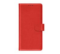 Étui Portefeuille pour Xiaomi 15T Pro Magnétique avec Support video Rouge