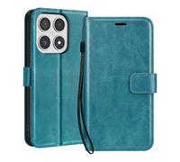 Étui Portefeuille pour Xiaomi 17 avec Dragonne et Fonction Support Mayaxess Turquoise
