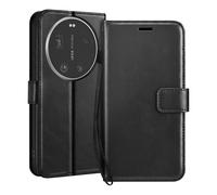 Étui Portefeuille pour Xiaomi 17 Ultra avec Dragonne et Fonction Support Mayaxess Noir