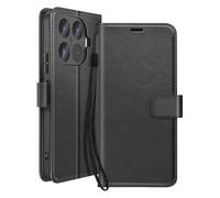 Étui Portefeuille pour Xiaomi 17T Pro avec Dragonne et Support Mayaxess Noir