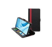 ebestStar - Coque pour Xiaomi Mi 11 Lite, Mi 11 Lite 5G, NE, Etui Portefeuille Protection, Housse Pochette PU Cuir Porte Carte, Noir/Rouge
