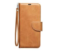 Etui Portefeuille pour Xiaomi Poco F7 Ultra / F7 Pro avec Dragonne Camel