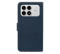 Étui Portefeuille pour Xiaomi Poco F8 Pro Texture Litchi Anti-RFID Bleu