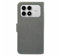 Étui Portefeuille pour Xiaomi Poco F8 Pro Texture Litchi Anti-RFID Gris
