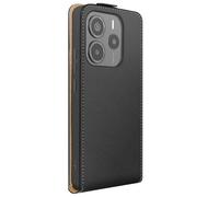 Étui Portefeuille pour Xiaomi Poco M7 Pro Clapet Vertical Magnétique Noir