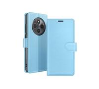 Etui Portefeuille pour Xiaomi Redmi 14C et Poco C75 Fonction Support Zanaé Bleu clair