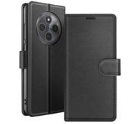 Étui Portefeuille pour Xiaomi Redmi 14C et Poco C75 Fonction Support Zanaé Noir