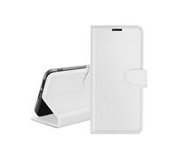 Etui Portefeuille pour Xiaomi Redmi 8A Support et Languette Magnétique Zanaé Blanc