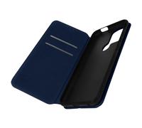 Coque et étui téléphone mobile Avizar Housse pour Xiaomi Redmi A1 et A2 Clapet Portefeuille Fonction Support Vidéo bleu