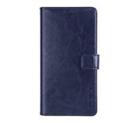 Etui Portefeuille Sony Xperia 10 VII Effet Cuir Marbré Fonction Support Bleu nuit