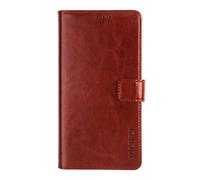 Étui Portefeuille pour Xperia 10 VII Effet Cuir Marbré, Support, Marron