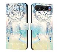 Étui portefeuille pour ZTE Nubia Air, étui portefeuille à rabat en cuir synthétique de qualité supérieure, design 3D, anti-choc, avec béquille et porte-cartes - Dream Bells