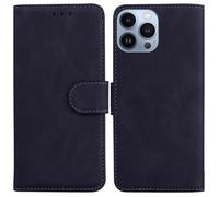 Etui portefeuille - RASENA - iPhone 15 PRO - Cuir PU noir - Ultra fin & léger - Anti-choc, fonction support