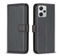 Étui portefeuille - RASENA - Xiaomi Redmi Note 12 Pro+ 6.67"" - PU simili cuir - Fermeture magnétique - Fentes cartes