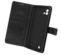 Etui Portefeuille Realme C11 2021 Support Vidéo 360° Fermeture Magnétique Noir
