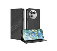 Etui portefeuille Realme GT8 - Rabat magnétique - 2 cartes - Support - Noir