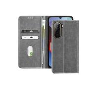 Etui portefeuille Redmi A7 Pro Série Chesterfield Porte-cartes Support Vidéo Gris