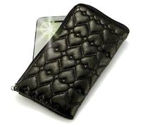 Étui Portefeuille rembourré avec Sangle de Transport pour Sony Ericsson W910 Motif Dreamer n° 10003 Noir