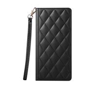Etui Portefeuille RFID pour Galaxy S26 avec Support Vidéo et Dragonne Amovible Noir