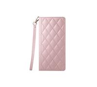 Etui Portefeuille RFID pour Galaxy S26 avec Support Vidéo et Dragonne Amovible Rose champagne