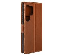 Etui Portefeuille - Samsung - S24 Ultra - Marron - Support Vidéo - Rabat Magnétique