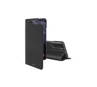 Hama Etui S22 (5G) Slim Pro pour Samsung (Étui de Protection à Rabat Galaxy S22, Fonction Support écran, Housse Portefeuille avec Porte Cartes, Finition Caoutchouc) Noir