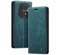 Étui Portefeuille Vintage pour Redmi Note 15 4G / 5G Collections CaseMe Bleu canard