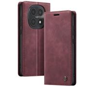 Étui Portefeuille Vintage pour Redmi Note 15 4G / 5G Collections CaseMe Bordeaux