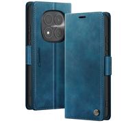 Étui Portefeuille Vintage pour Redmi Note 15 Pro 5G Collection CaseMe Anti-RFID Bleu nuit