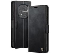 Étui Portefeuille Vintage pour Redmi Note 15 Pro 5G Collection CaseMe Anti-RFID Noir