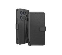Mayaxess Étui Portefeuille pour Xiaomi 17T Pro avec Dragonne et Support Noir