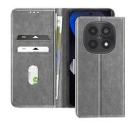 Étui Portefeuille Xiaomi Redmi Note 15 4G / 5G Série Chesterfield Fonction Stand Gris