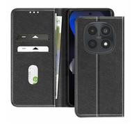Avizar Étui Portefeuille Xiaomi Redmi Note 15 4G/5G Série Chesterfield Fonction Stand Noir