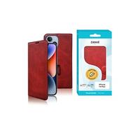 Etui Portefeuille Zanae Columbia iPhone 14 Plus Rouge