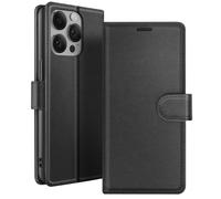 Étui Portefeuille - ZANAÉ - iPhone 14 Pro Max - Support Horizontal - Fermeture Magnétique - Noir