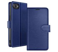 Étui Portefeuille - ZANAÉ - iPhone 16e - Support Horizontal - Fermeture Magnétique - Bleu Nuit
