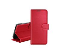 Étui Portefeuille - ZANAÉ - Samsung Galaxy A06 - Rouge - Support Horizontal - Fermeture Magnétique