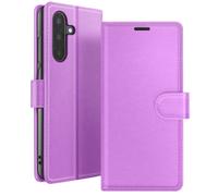 Etui Portefeuille pour Samsung A17 Support et Languette Magnétique Zanaé Violet