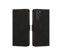Etui Portefeuille ZTE nubia RedMagic 10 Pro Rabat Cuir PU Porte-cartes Noir