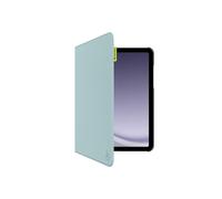 Etui Portefolio - GECKO - Samsung Galaxy Tab A9+ - Cuir de pomme vegan - Bleu clair - Résistant à l'eau