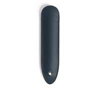 Étui Pour 1 Stylo Montblanc Meisterstück En Cuir Bleu Nuit