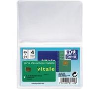 Elba 100202636 Etui en PVC pour 4 Cartes de Crédit 30/100