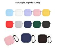 Étui pour accessoires AirPods 4e génération 2026, étui de protection en silicone souple antichoc pour AirPod 4 avec réduction de bruit active Sky Blue