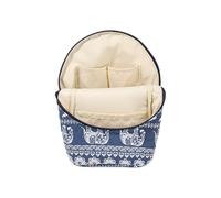 Étui pour accessoires de tricot avec compartiment zippé et structure stable pour bobines de fil, outils, projets | Sac à main portable pour travaux manuels, crochet, cours, loisirs, loisirs