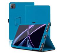 Étui pour Acer Iconia Tab A10-21-A0T7 10.1 Pouces, Acer Iconia Tab A10-21-A43P Coque Tablette, Housse de Protection avec Support Pliable, Porte-Crayon et Dragonne, Protection Totale. (Bleu Clair)