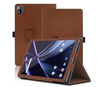 Étui pour Acer Iconia Tab A11 11 Pouces, Acer Iconia Tab A11-11-A921 Coque Tablette, Housse de Protection avec Support Pliable, Porte-Crayon et Dragonne, Protection Totale. (Marron)